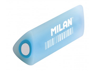 Ластик Milan "F30", треугольный в сечении, прозрачный пластик, 51*25*25мм, арт. PPMF30
