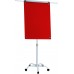 Флипчарт стеклянный магнитно-маркерный Classic Boards BMF96-VA1/G, 90x60см (красный), мобильный на колесиках, регулируемая высота